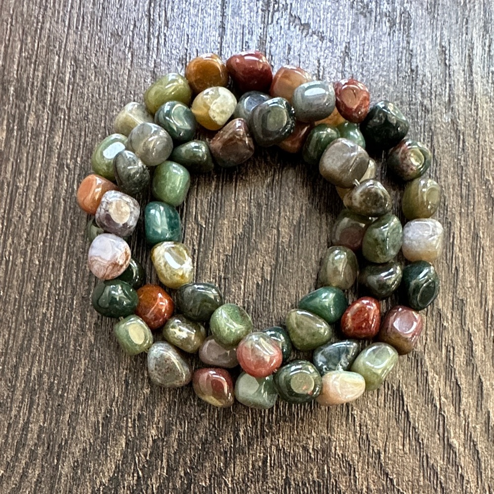 Natural Stone Beaded Bracelet
